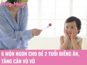 món ngon cho bé 2 tuổi
